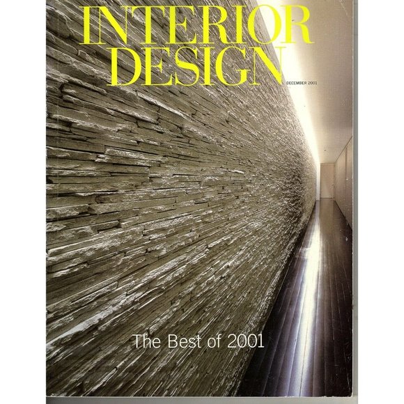 Interior Design Magazine Dec 2001 Volume 72 Number 15 The Best of 2001 - Picture 1 of 1